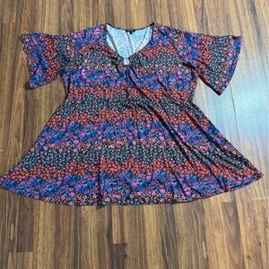 Vintage JD Williams Plus Size 30 Floral Dress